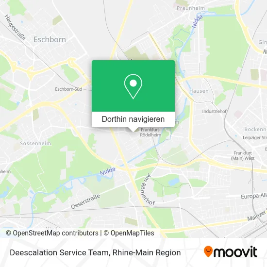 Deescalation Service Team Karte