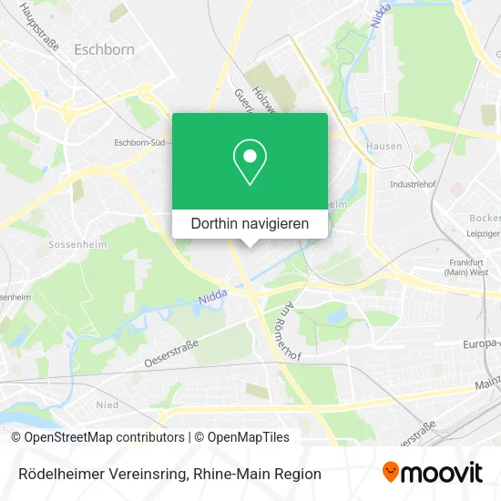 Rödelheimer Vereinsring Karte