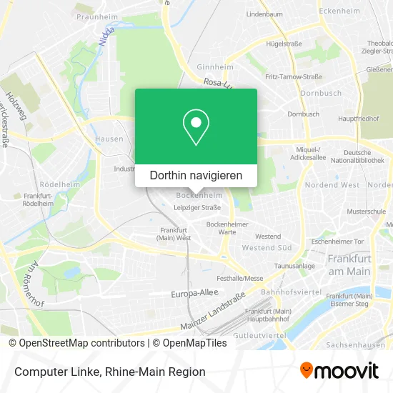 Computer Linke Karte