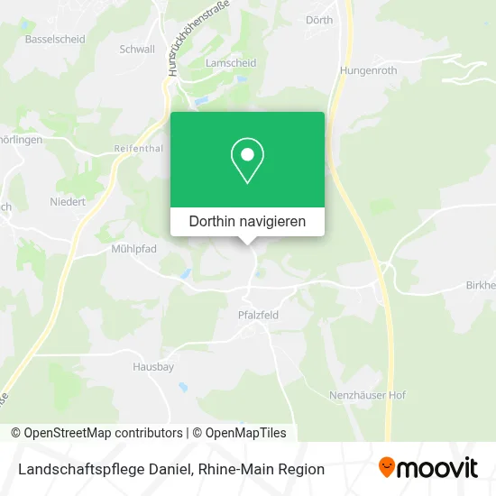 Landschaftspflege Daniel Karte