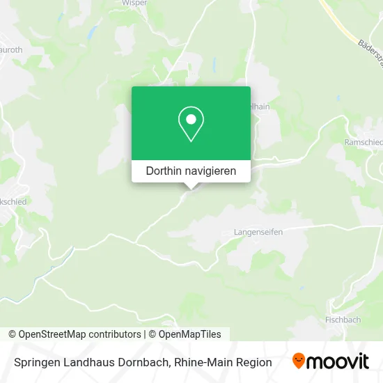 Springen Landhaus Dornbach Karte