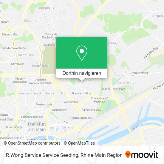 R.Wong Service Service Seeding Karte