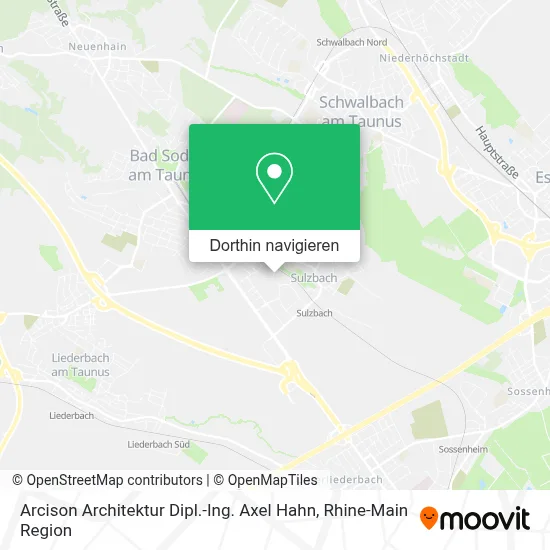 Arcison Architektur Dipl.-Ing. Axel Hahn Karte