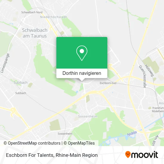 Eschborn For Talents Karte