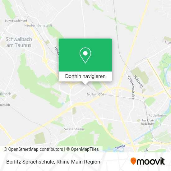 Berlitz Sprachschule Karte