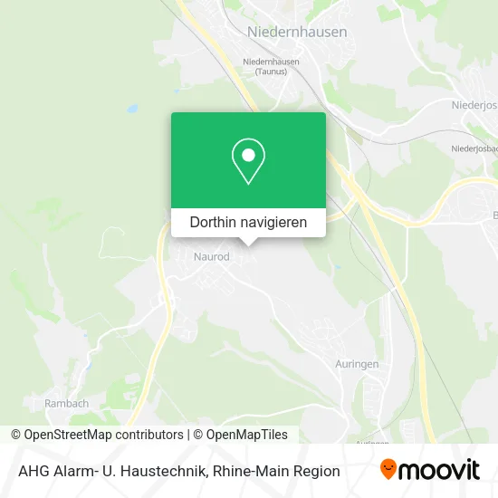 AHG Alarm- U. Haustechnik Karte