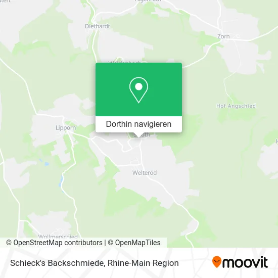 Schieck's Backschmiede Karte