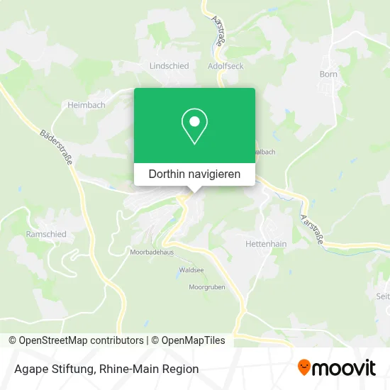 Agape Stiftung Karte