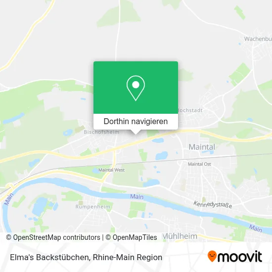 Elma's Backstübchen Karte