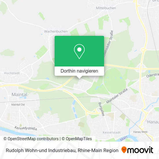 Rudolph Wohn-und Industriebau Karte