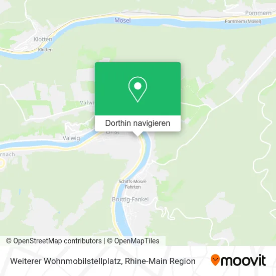 Weiterer Wohnmobilstellplatz Karte