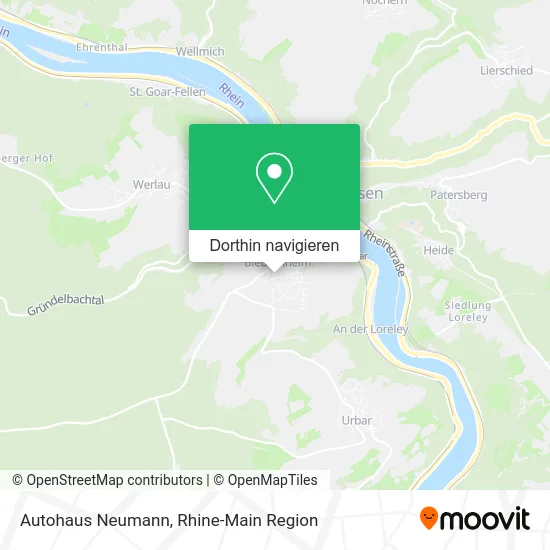 Autohaus Neumann Karte