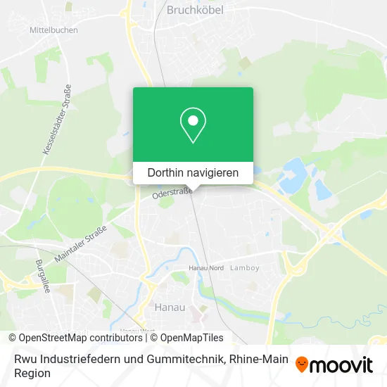 Rwu Industriefedern und Gummitechnik Karte