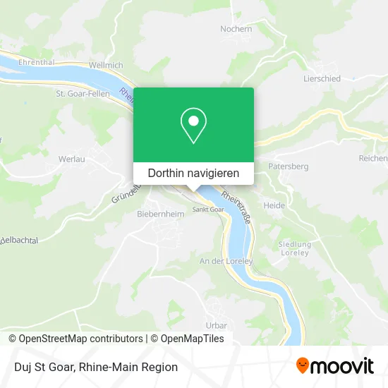 Duj St Goar Karte