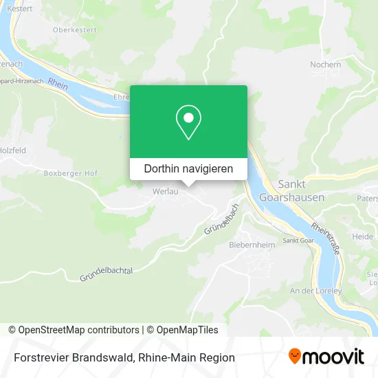 Forstrevier Brandswald Karte