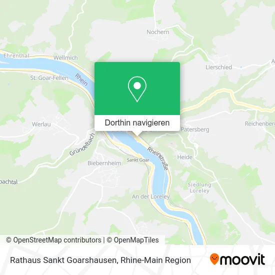 Rathaus Sankt Goarshausen Karte