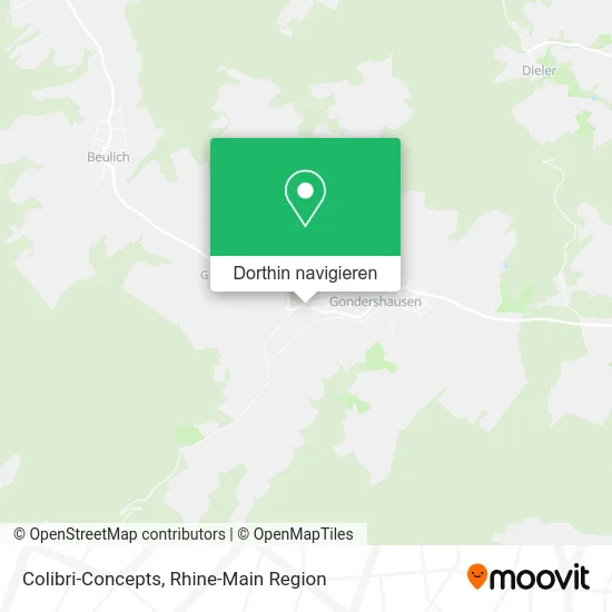 Colibri-Concepts Karte