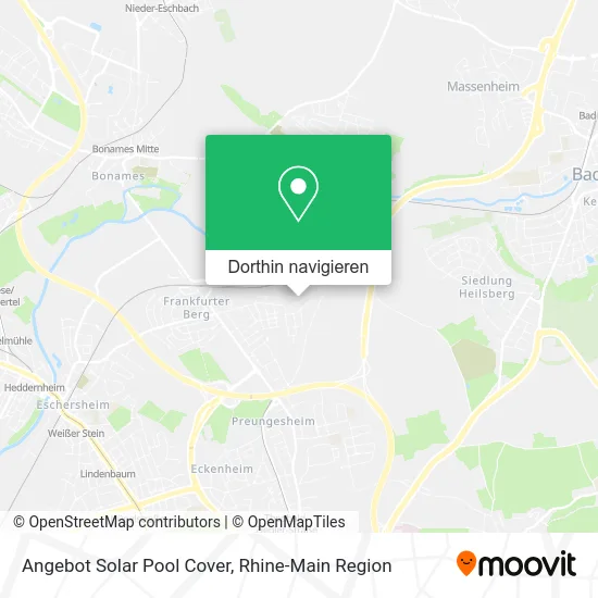 Angebot Solar Pool Cover Karte