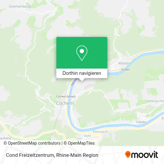 Cond Freizeitzentrum Karte