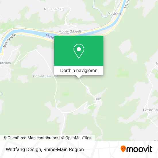 Wildfang Design Karte