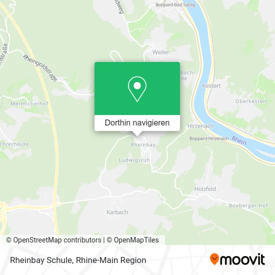 Rheinbay Schule Karte