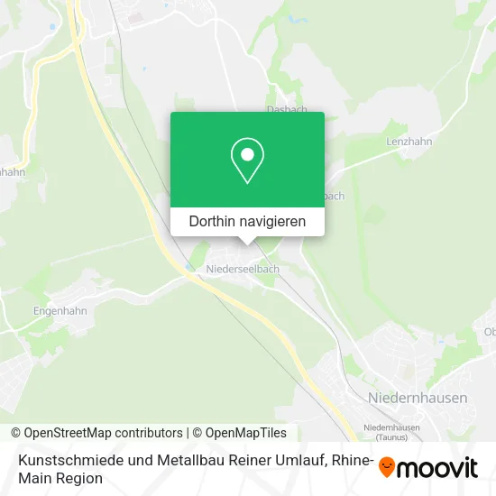 Kunstschmiede und Metallbau Reiner Umlauf Karte