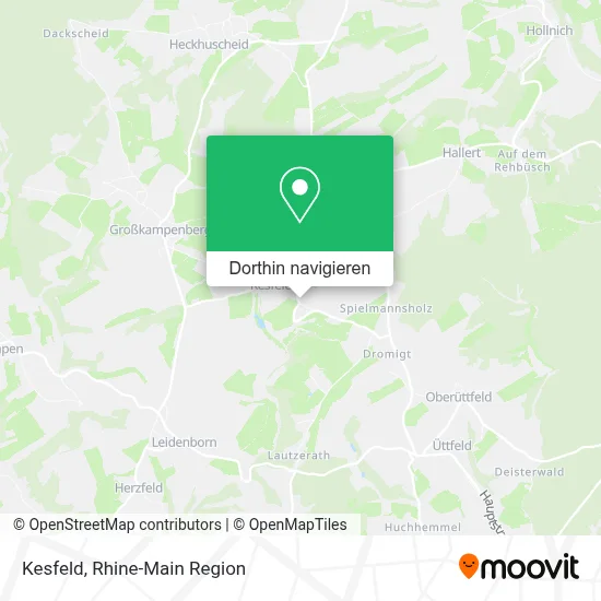 Kesfeld Karte