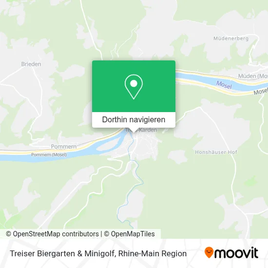 Treiser Biergarten & Minigolf Karte