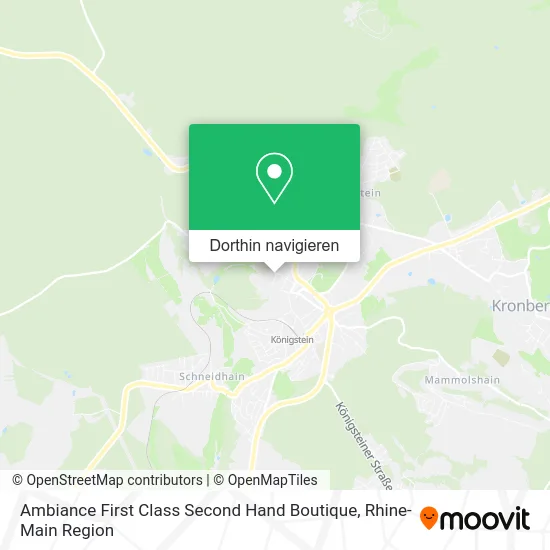 Ambiance First Class Second Hand Boutique Karte