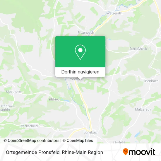 Ortsgemeinde Pronsfeld Karte