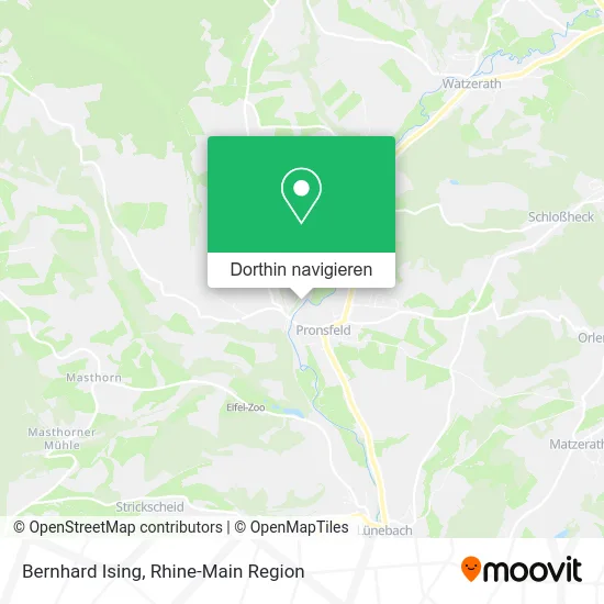 Bernhard Ising Karte