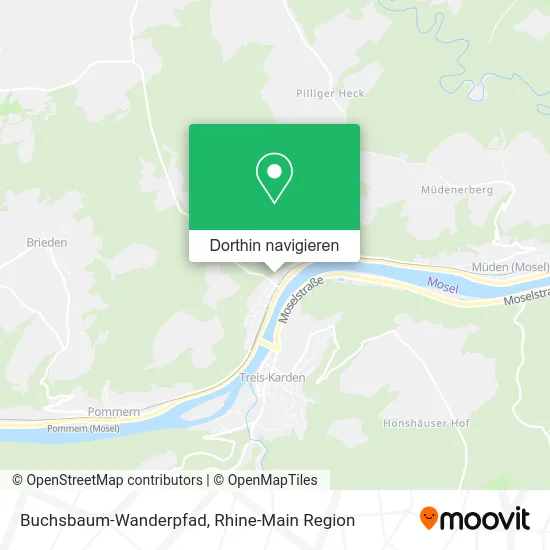 Buchsbaum-Wanderpfad Karte