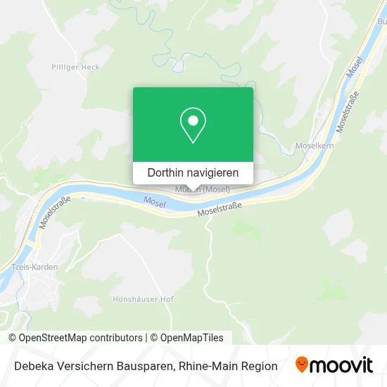 Debeka Versichern Bausparen Karte
