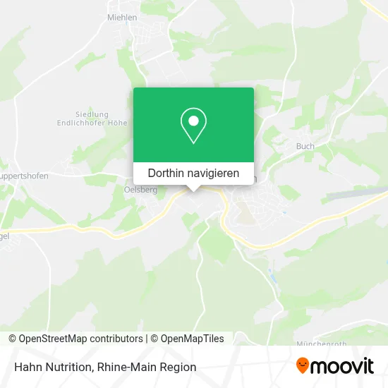 Hahn Nutrition Karte