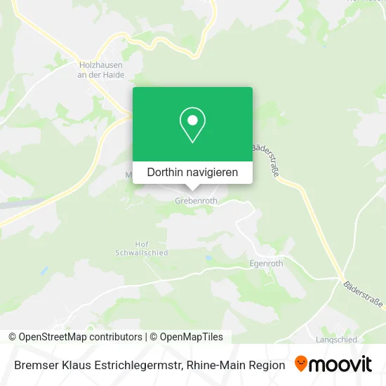 Bremser Klaus Estrichlegermstr Karte