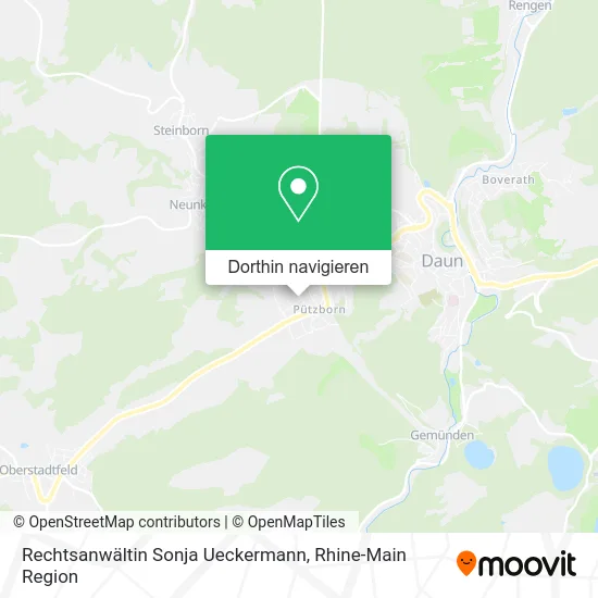 Rechtsanwältin Sonja Ueckermann Karte