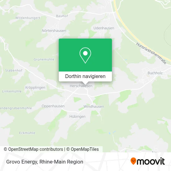 Grovo Energy Karte