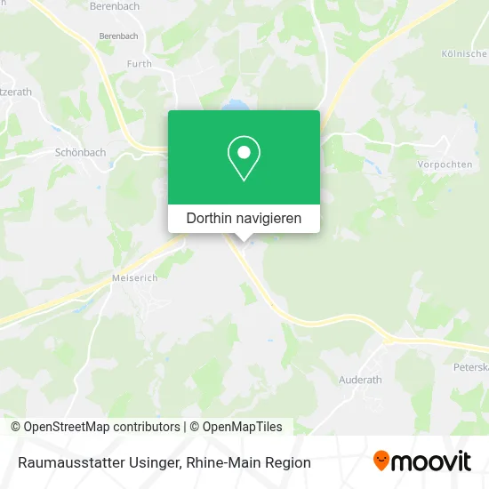 Raumausstatter Usinger Karte