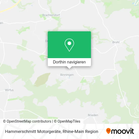 Hammerschmitt Motorgeräte Karte