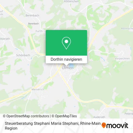 Steuerberatung Stephani Maria Stephani Karte