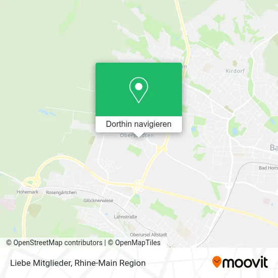 Liebe Mitglieder Karte