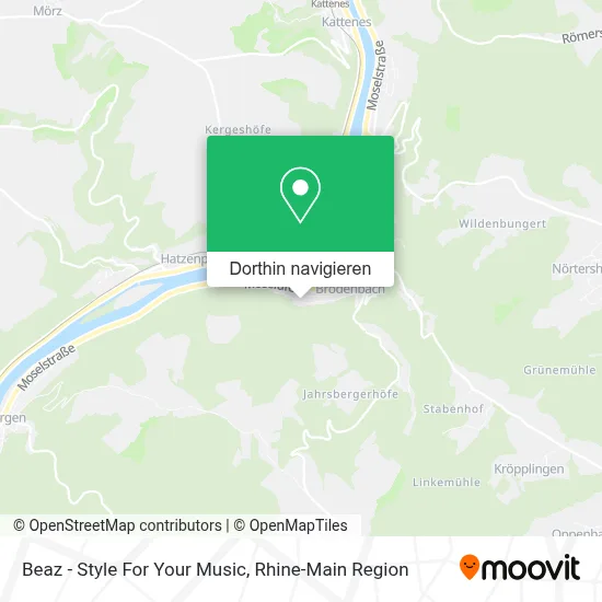 Beaz - Style For Your Music Karte