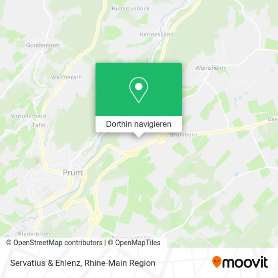 Servatius & Ehlenz Karte