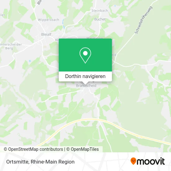 Ortsmitte Karte