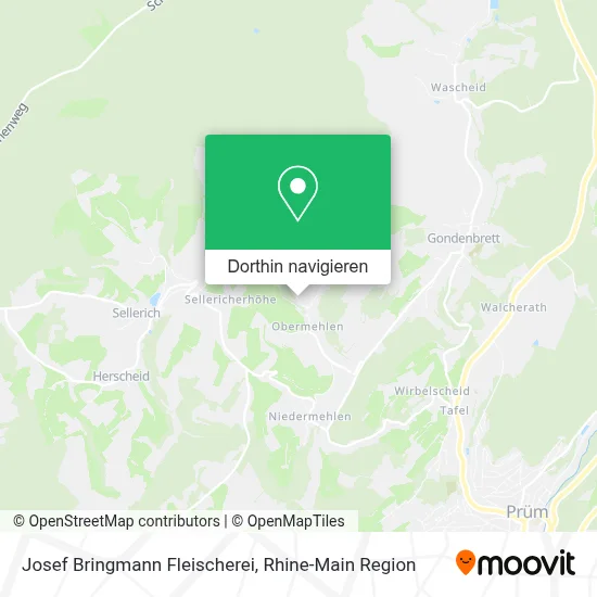 Josef Bringmann Fleischerei Karte