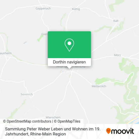 Sammlung Peter Weber Leben und Wohnen im 19. Jahrhundert Karte