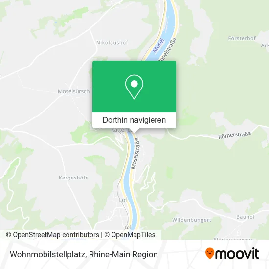 Wohnmobilstellplatz Karte