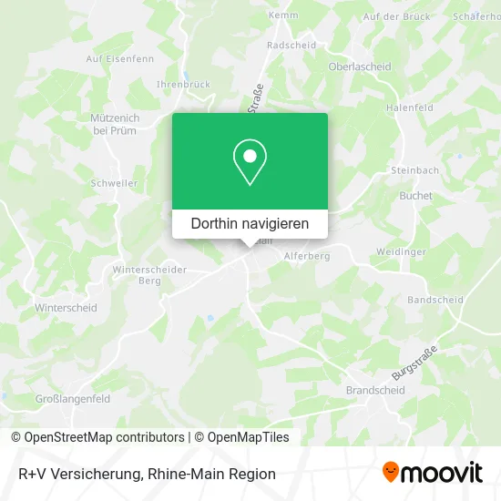 R+V Versicherung Karte