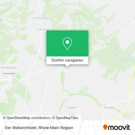 Der Webarchitekt Karte