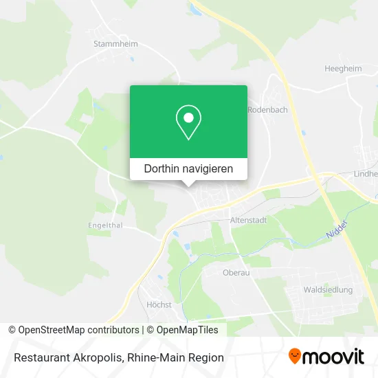 Restaurant Akropolis Karte